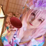 蜜汁猫裘《索尼子和服》主题写真：19张全套美图