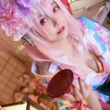 蜜汁猫裘《索尼子和服》主题写真：19张全套美图