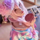 蜜汁猫裘《索尼子和服》主题写真：19张全套美图