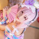 蜜汁猫裘《索尼子和服》主题写真：19张全套美图