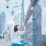 河豚抚子《和春天有个约会》主题写真：22张全套美图