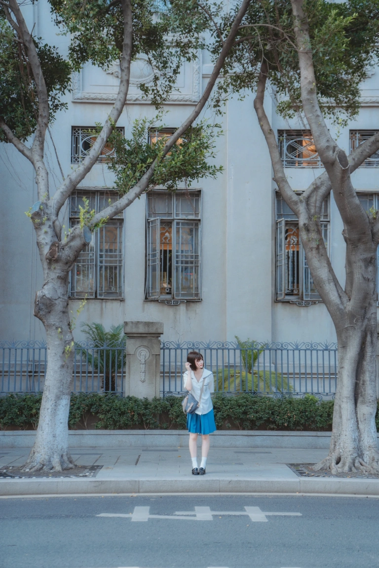 河豚抚子《和春天有个约会》主题写真：22张全套美图