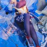 清青琴玖《甘雨》主题写真：25张全套美图