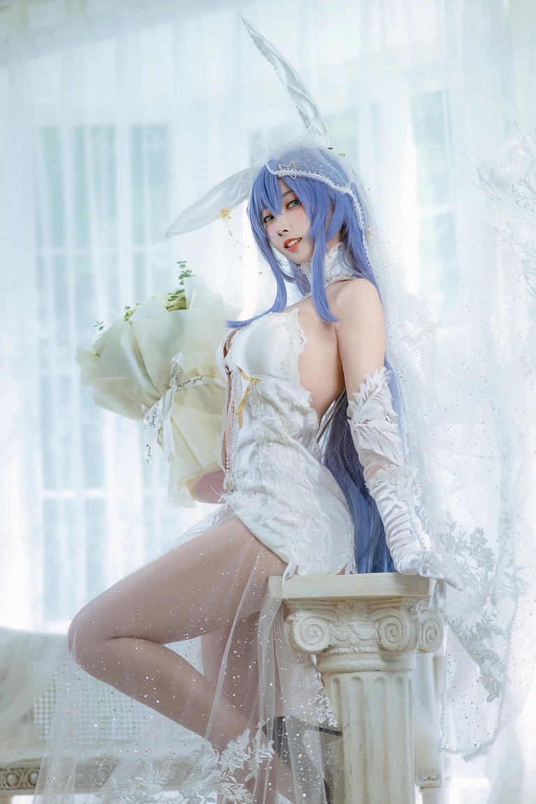 宮本桜《花园花嫁》主题写真：27张全套美图