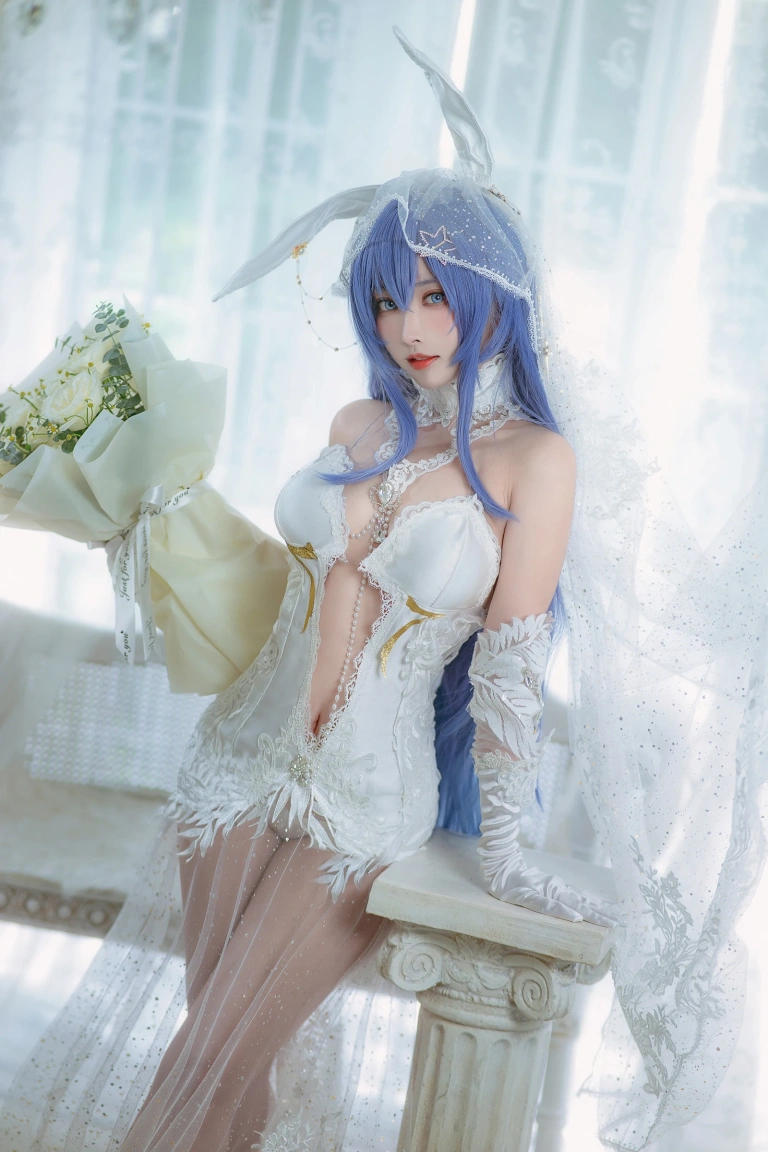 宮本桜《花园花嫁》主题写真：27张全套美图