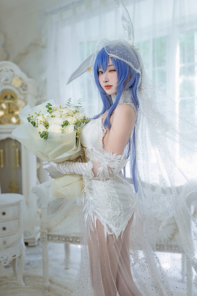宮本桜《花园花嫁》主题写真：27张全套美图