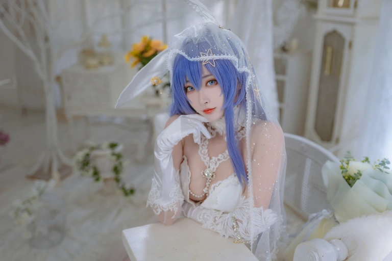 宮本桜《花园花嫁》主题写真：27张全套美图