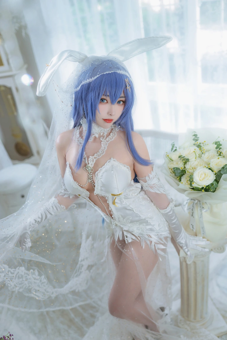 宮本桜《花园花嫁》主题写真：27张全套美图