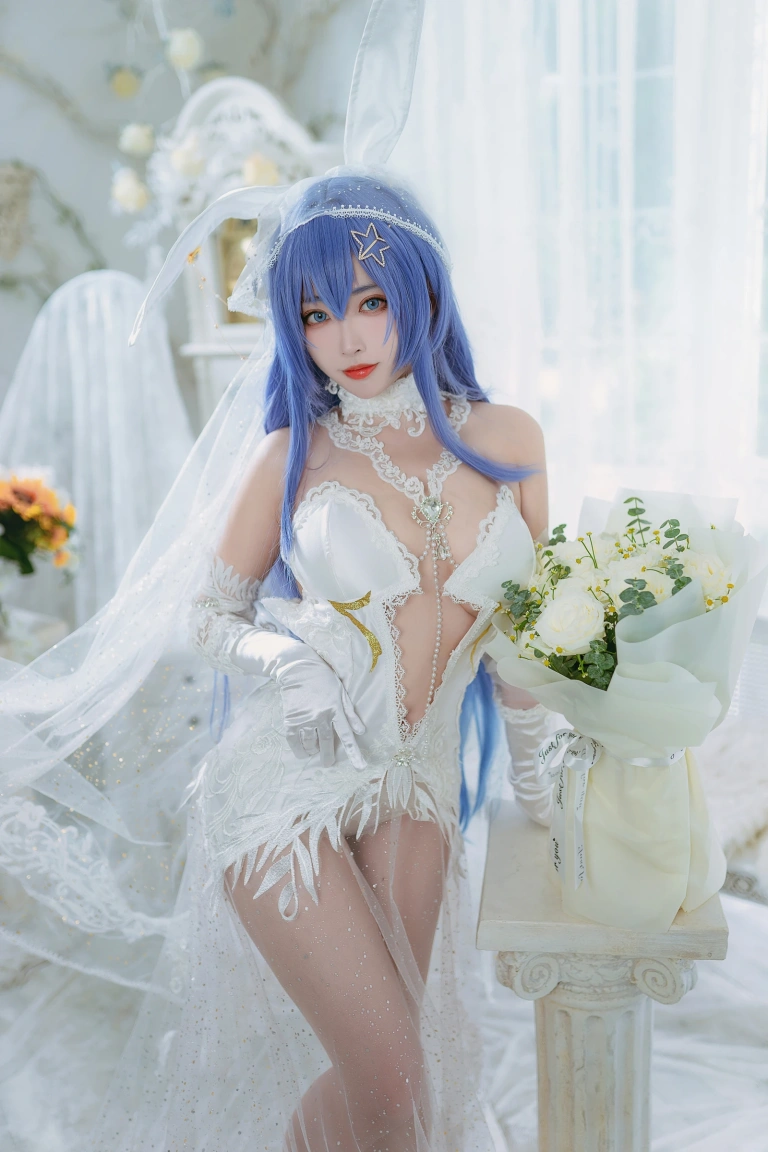 宮本桜《花园花嫁》主题写真：27张全套美图