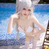 九柒喵《朝凪泳装》主题写真：29张全套美图