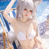 九柒喵《朝凪泳装》主题写真：29张全套美图