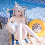 九柒喵《朝凪泳装》主题写真：29张全套美图