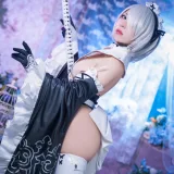 虎森森《2B女仆》主题写真：15张全套美图
