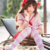 瓜希酱《岛村卯月 泳衣》主题写真：30张全套美图
