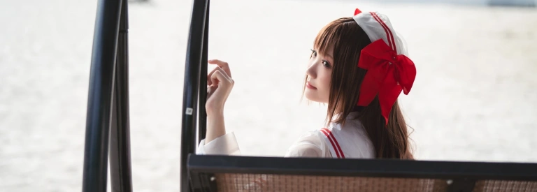 瓜希酱《岛村卯月 泳衣》主题写真：30张全套美图