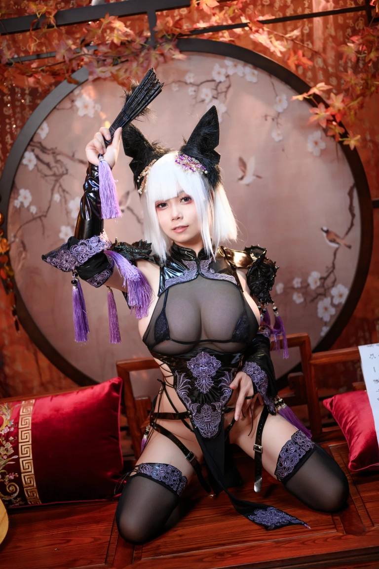 末夜《战斗猫娘》主题写真：40张全套美图，含3个视频