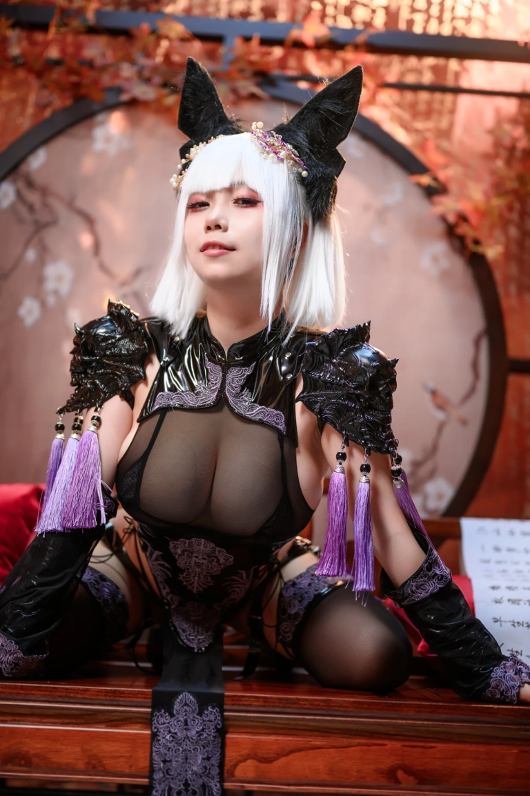 末夜《战斗猫娘》主题写真：40张全套美图，含3个视频