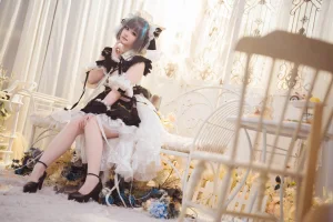 屿鱼《碧蓝航线 柴郡》主题写真：54张全套美图