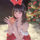 一只废喵《圣诞比基尼+连衣裙》主题写真：72张全套美图，含3个视频