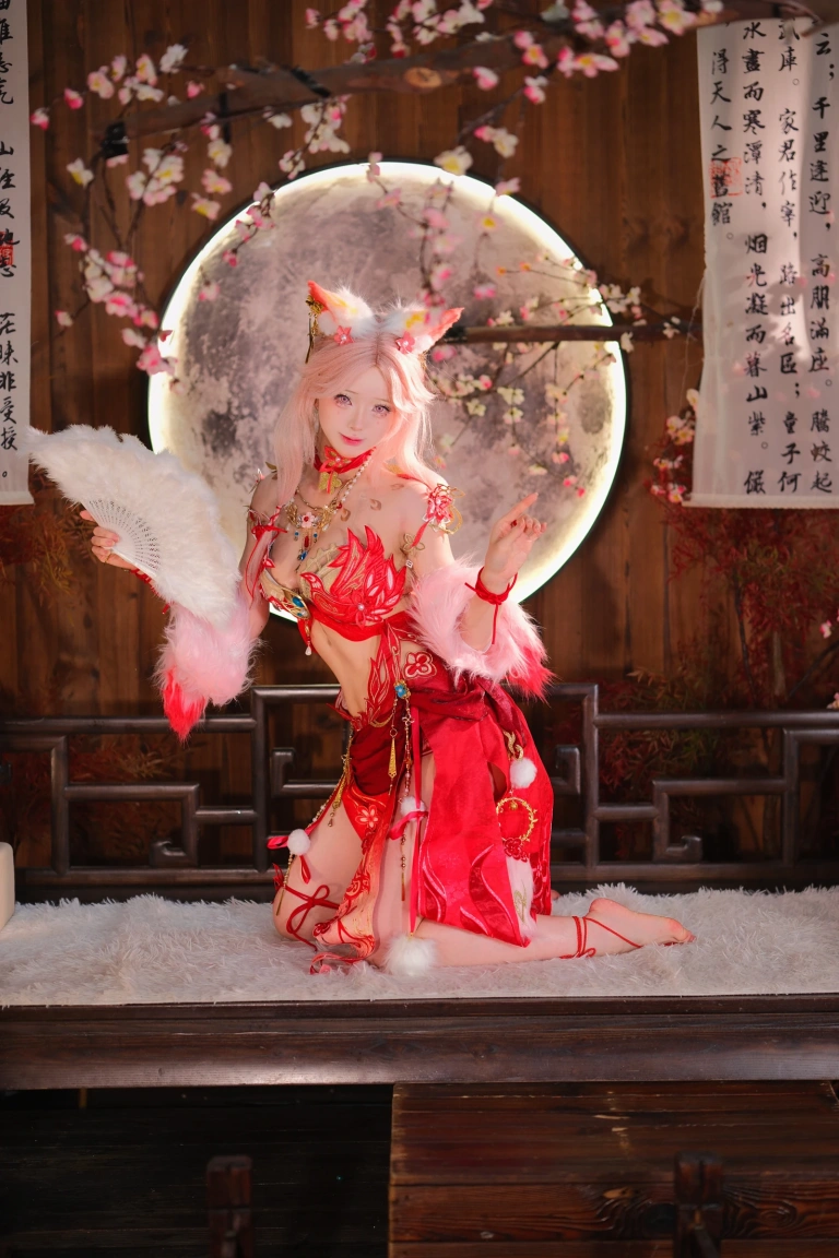 前野太太《永劫无间 玉玲珑·喜缘红线》主题写真：86张全套美图