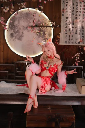 前野太太《永劫无间 玉玲珑·喜缘红线》主题写真：86张全套美图