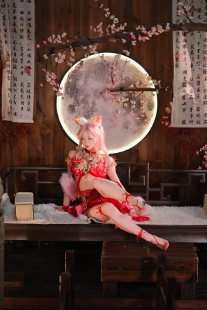 前野太太《永劫无间 玉玲珑·喜缘红线》主题写真：86张全套美图