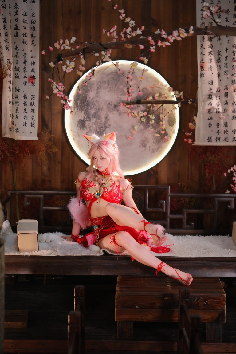 前野太太《永劫无间 玉玲珑·喜缘红线》主题写真：86张全套美图