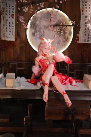前野太太《永劫无间 玉玲珑·喜缘红线》主题写真：86张全套美图