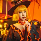 阿包也是兔娘《万圣节》主题写真：8张全套美图