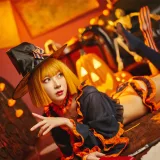 阿包也是兔娘《万圣节》主题写真：8张全套美图