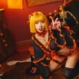 阿包也是兔娘《万圣节》主题写真：8张全套美图