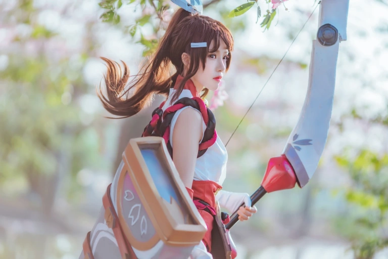 桜桃喵《伽罗COS》主题写真：32张全套美图
