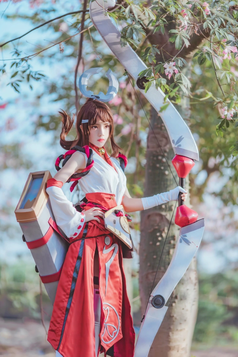 桜桃喵《伽罗COS》主题写真：32张全套美图
