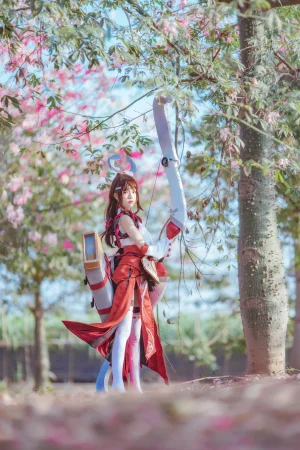 桜桃喵《伽罗COS》主题写真：32张全套美图