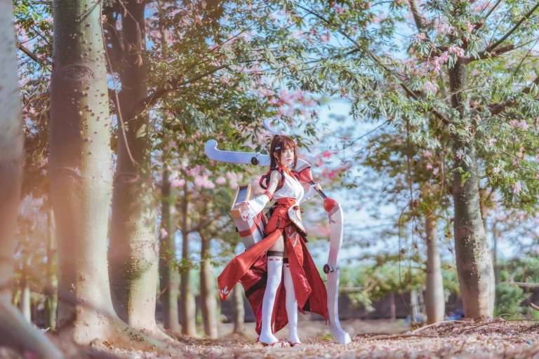 桜桃喵《伽罗COS》主题写真：32张全套美图