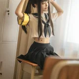 桃良阿宅《教室JK》主题写真：33张全套美图