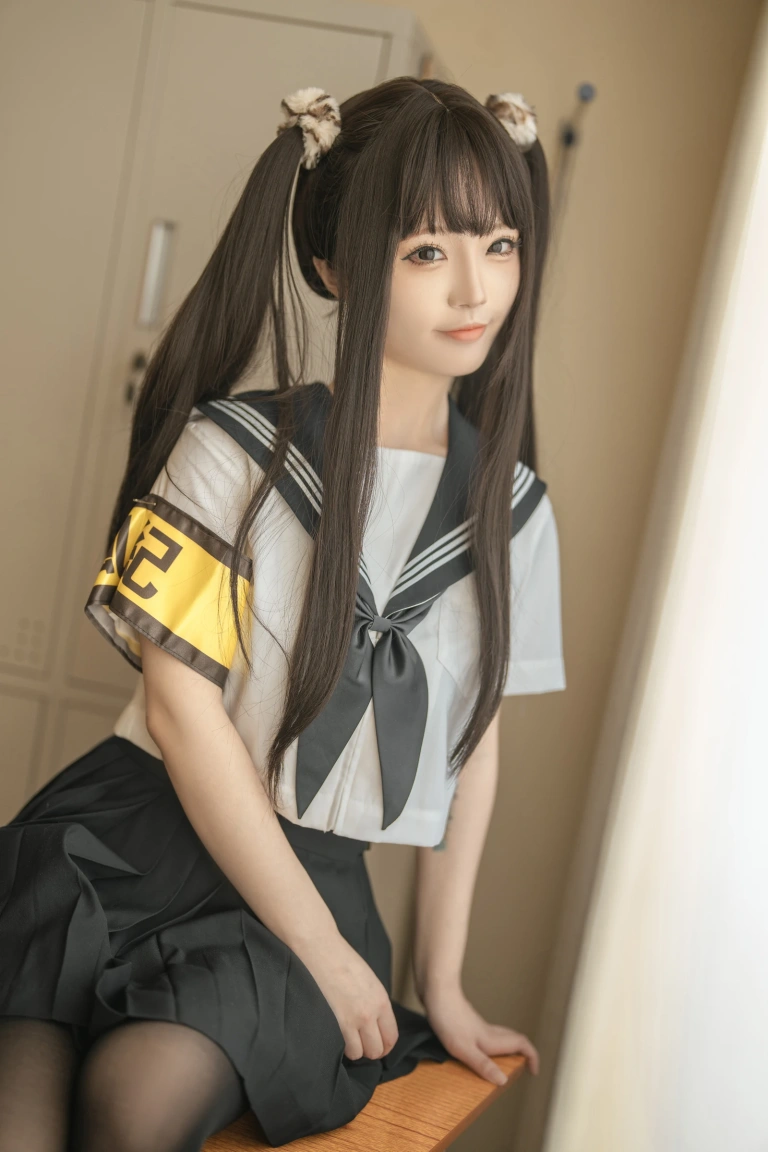 桃良阿宅《教室JK》主题写真：33张全套美图