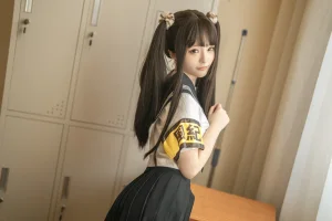 桃良阿宅《教室JK》主题写真：33张全套美图