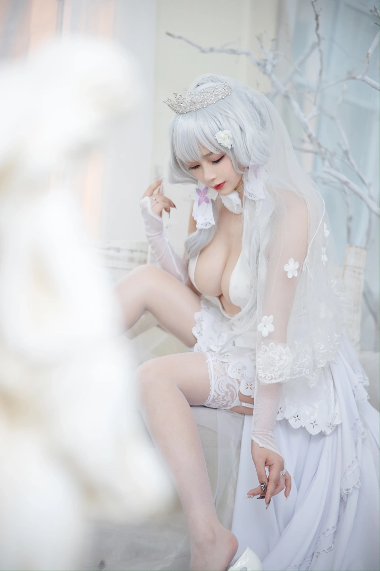叉子宝宝《碧蓝光辉》主题写真：11张全套美图