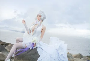 叉子宝宝《碧蓝光辉》主题写真：11张全套美图