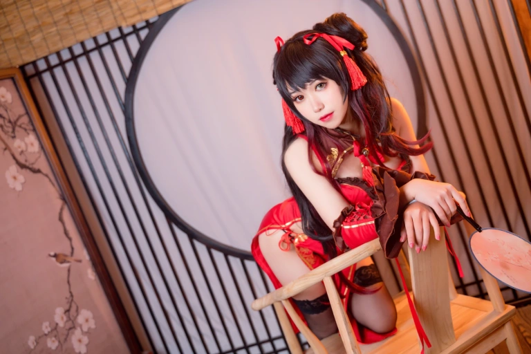 芋圆侑子《狂三》主题写真：12张全套美图