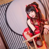 芋圆侑子《狂三》主题写真：12张全套美图