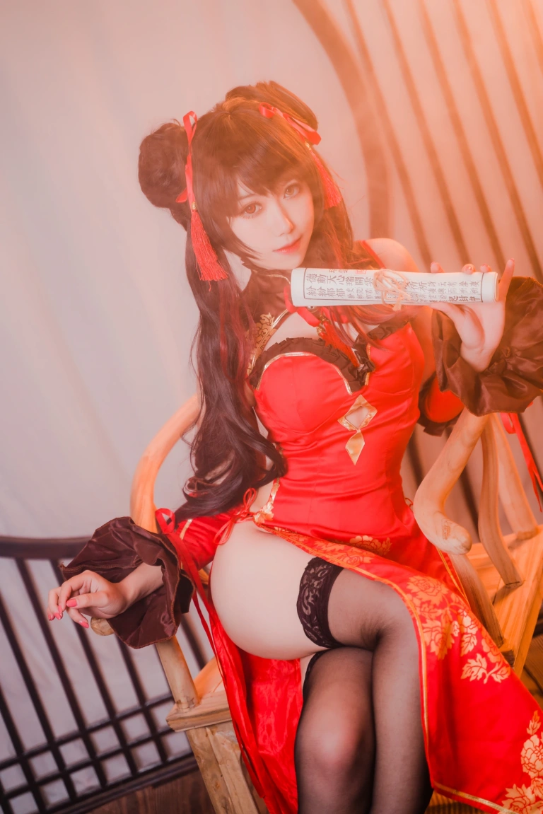 芋圆侑子《狂三》主题写真：12张全套美图