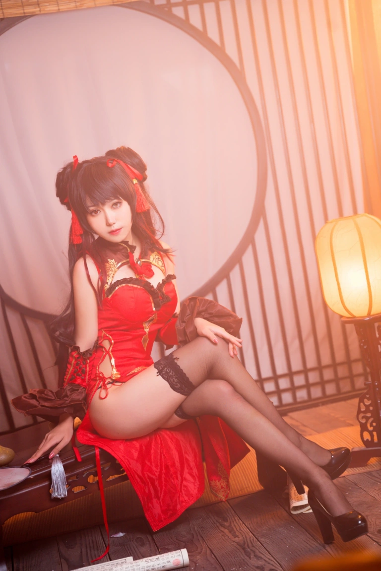 芋圆侑子《狂三》主题写真：12张全套美图