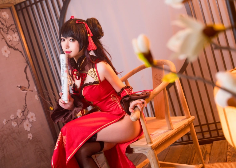 芋圆侑子《狂三》主题写真：12张全套美图