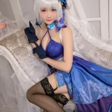 瓜希酱《光辉 茶会》主题写真：18张全套美图