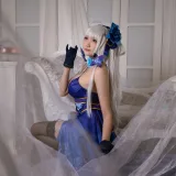 瓜希酱《光辉 茶会》主题写真：18张全套美图