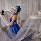 瓜希酱《光辉 茶会》主题写真：18张全套美图
