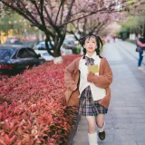 清青琴玖《想和你一起在四月吹春风》主题写真：25张全套美图