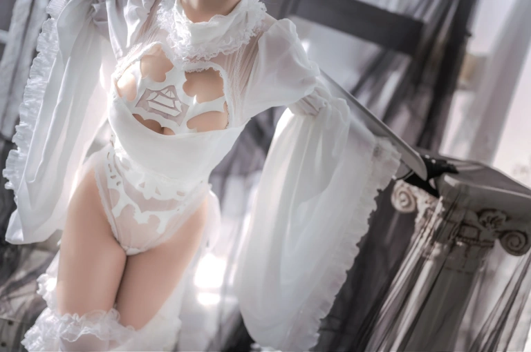 桜满三时《2B花嫁》主题写真：20张全套美图